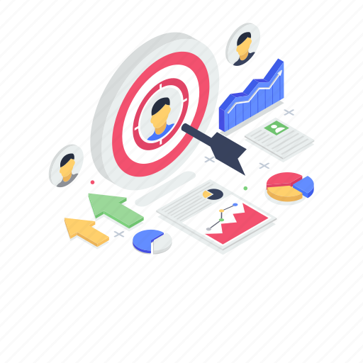 Bullseye, dartboard, objective, sports, target audience, target board illustration - Download on Iconfinder