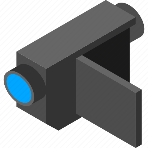 Camcorder, camera, digital, isometry, record, videocamera icon - Download on Iconfinder
