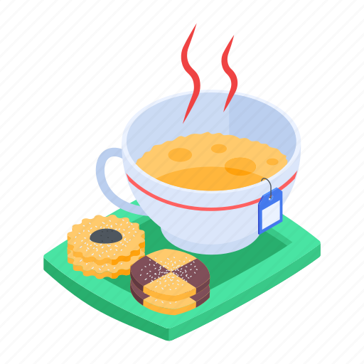 Tea biscuits, tea cookies, tea snacks, afternoon tea, tea serving icon - Download on Iconfinder