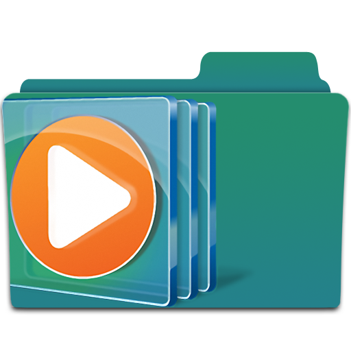 Folder, media, player, windows icon - Free download