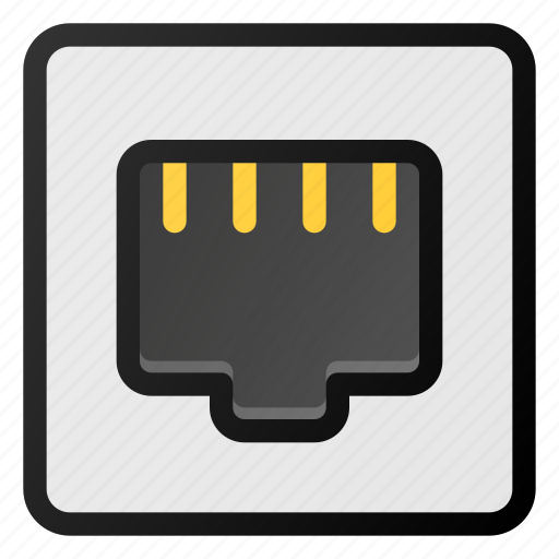 Ethernet, port icon - Download on Iconfinder on Iconfinder