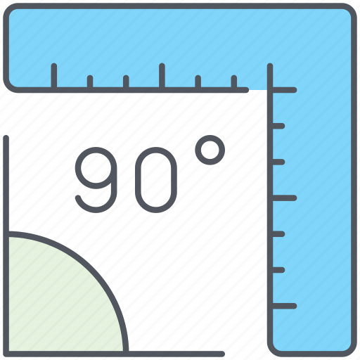 Angle, degree, geometry, mathematics, measure, science icon - Download on Iconfinder
