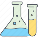 tubes, chemistry, compound, experiment, flask, laboratory, science