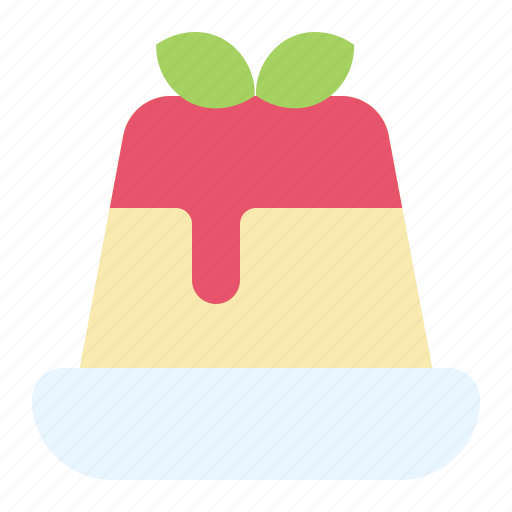 Panna, cotta, dessert, pudding, sweet, italian, food icon - Download on Iconfinder