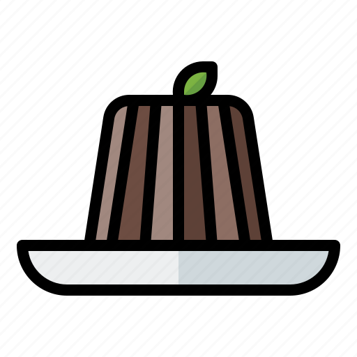 Italian, food, meal, traditional, dessert, panna, cotta icon - Download on Iconfinder