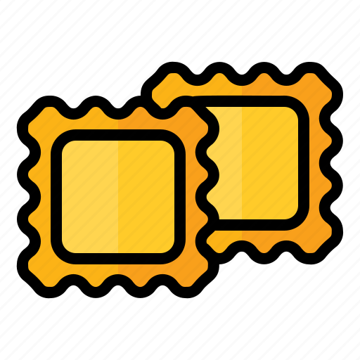 Italian, food, meal, traditional, pasta, ravioli icon - Download on Iconfinder