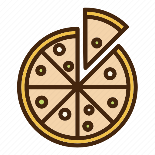 Cheese, italian, meat, pepperoni, pizza, slice icon - Download on Iconfinder