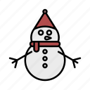 snowman, winter, snow, ornament, christmas
