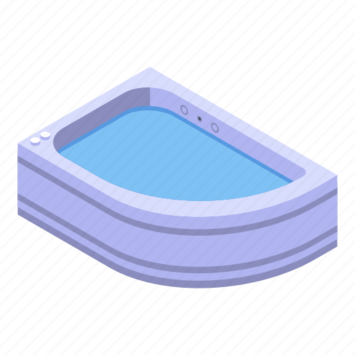Business, cartoon, hot, isometric, jacuzzi, spa, woman icon - Download on Iconfinder