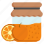 jam jar, marmalade, fruit preserves, orange jam, fruit butter, spread, fruit curd 