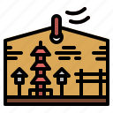 cultures, ema, japanese, oriental, temple