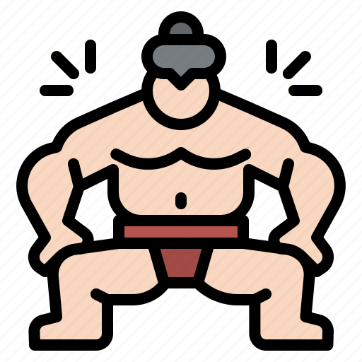 Fighter, japan, japanese, sumo, traditional icon - Download on Iconfinder