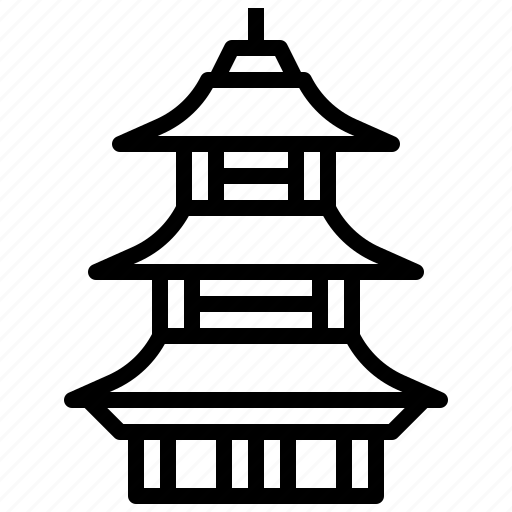 Architectonic, architecture, asia, china, city, monuments, pagoda icon - Download on Iconfinder
