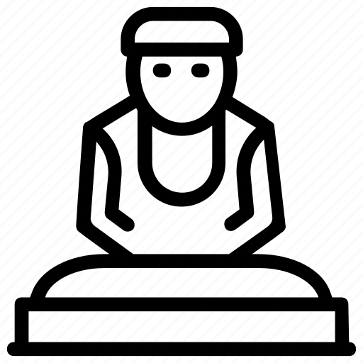 Budha, bushism, kamakura, kanagawa, landmark, statue, statue of kamakura icon - Download on Iconfinder