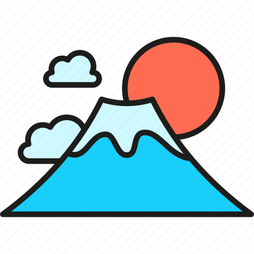 Fuji, mountain, japan, japanese icon - Download on Iconfinder