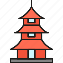 pagoda, temple, japan, japanese, buildings, architecture