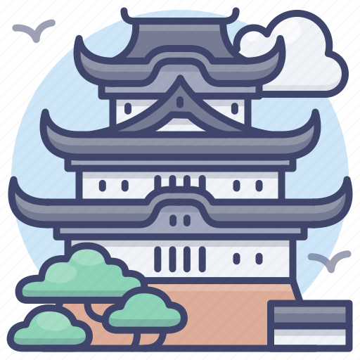 Japanese, castle, japan, tranditional icon - Download on Iconfinder