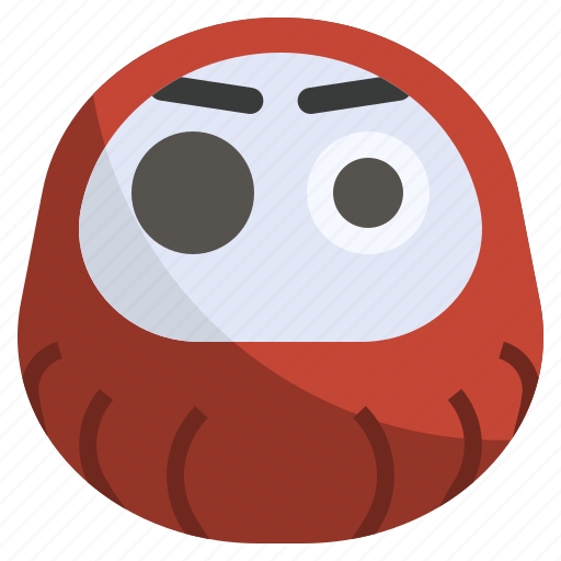 Daruma, culture, face, art, toy icon - Download on Iconfinder
