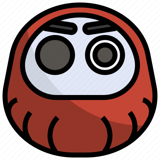 Daruma, culture, face, art, toy icon - Download on Iconfinder