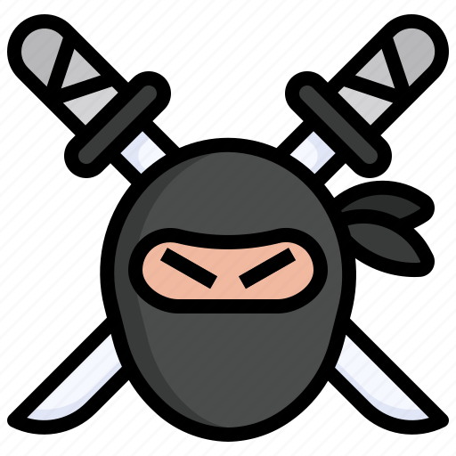 Ninja, assassin, warrior, katana, sword icon - Download on Iconfinder