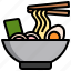 ramen, noodle, food, chopsticks, bowl 