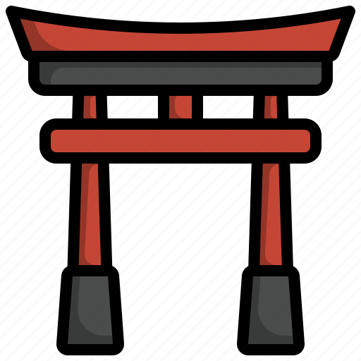 Torii, gate, architecture, temple, landmark icon - Download on Iconfinder