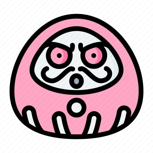 Asia, asian, culture, daruma, doll icon - Download on Iconfinder