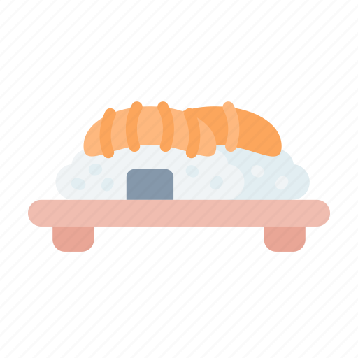 Japanese, food, nigiri, shrimp icon - Download on Iconfinder