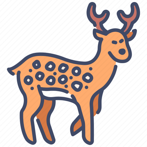 Animal, antler, deer, forest, nature, wild, wildlife icon - Download on Iconfinder