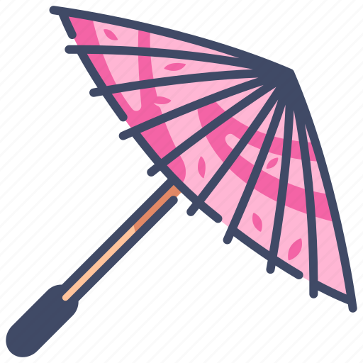 Japan, japanese, paper, parasol, traditional, umbrella, wagasa icon - Download on Iconfinder