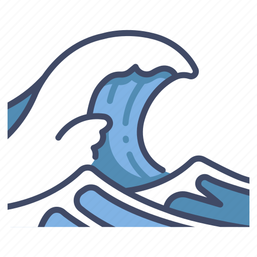 Ocean, sea, splash, surf, water, wave icon - Download on Iconfinder