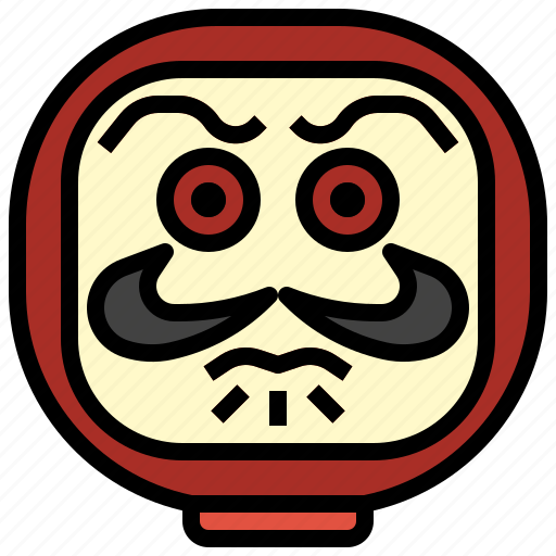 Cultures, daruma, fortune, japan, japanese, toys icon - Download on Iconfinder