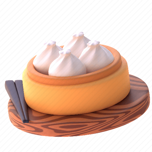 Dimsum, japan, traditional, food 3D illustration - Download on Iconfinder