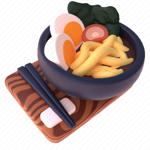 Ramen, 2, japan, traditional, food 3D illustration - Download on Iconfinder