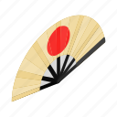 asian, culture, fan, isometric, japan, japanese, traditional