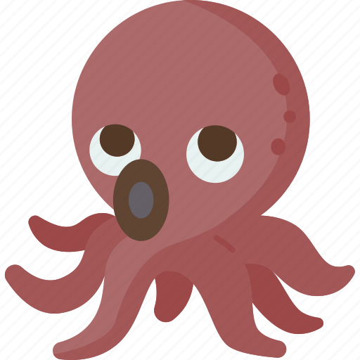 Squid, octopus, seafood, marine, animal icon - Download on Iconfinder