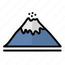 fuji, mountain, mount, japan, japanese