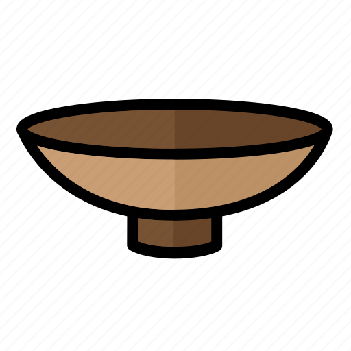 Hiragata, bowl, japanese, tea, chawan, bowls, japan icon - Download on Iconfinder