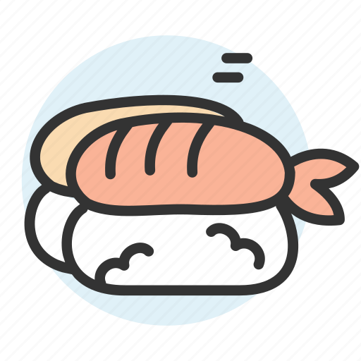 Nigiri, sushi, japanese, food, japan, cuisine, shrimp icon - Download on Iconfinder