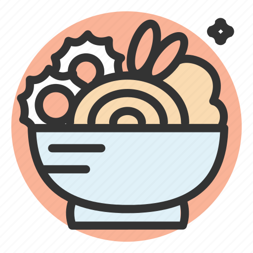 Ramen, bowl, japanese, food, japan, cuisine, noodles icon - Download on Iconfinder