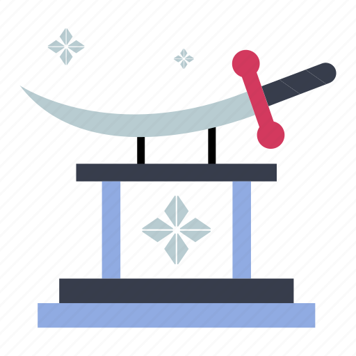 Antique, blade, ninja sword, dao, sword, weapon icon - Download on Iconfinder
