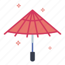 chinese, oil paper, umbrella