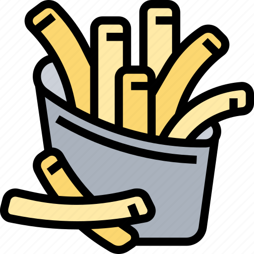 Fries, potato, snack, food, tasty icon - Download on Iconfinder