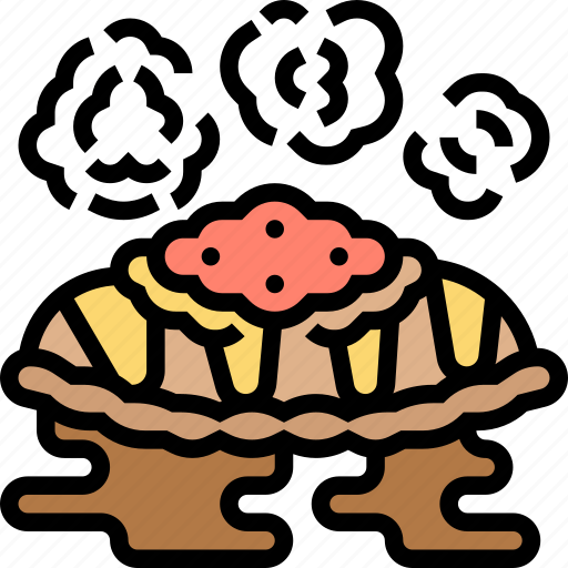 Okonomiyaki, food, cuisine, appetizer, japanese icon - Download on Iconfinder
