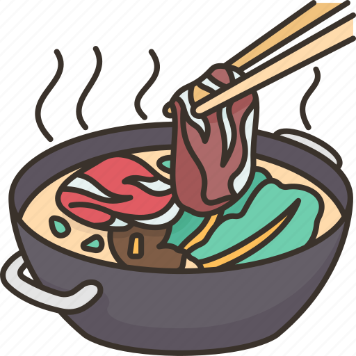 Shabu, sukiyaki, cooking, cuisine, pot icon - Download on Iconfinder