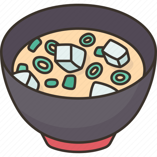 Soup, miso, tofu, food, cuisine icon - Download on Iconfinder