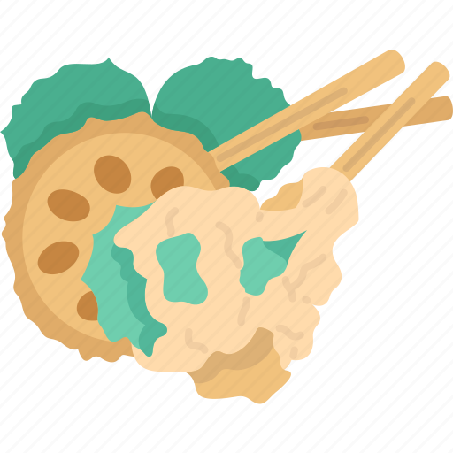Kushiage, food, fried, cooking, cuisine icon - Download on Iconfinder