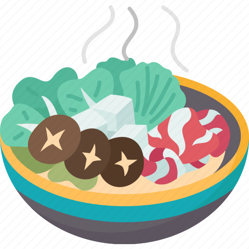 Sukiyaki, pot, soup, food, meal icon - Download on Iconfinder