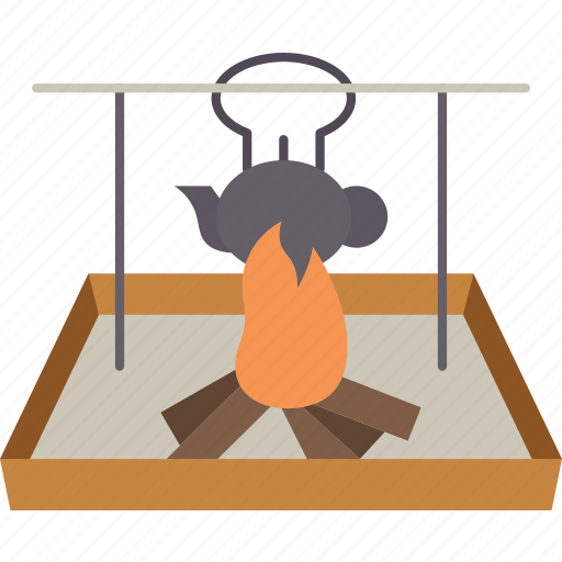 Fireplace, sunken, hearth, traditional, japanese icon - Download on Iconfinder