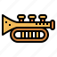jazz, music, orchestra, trumpet 